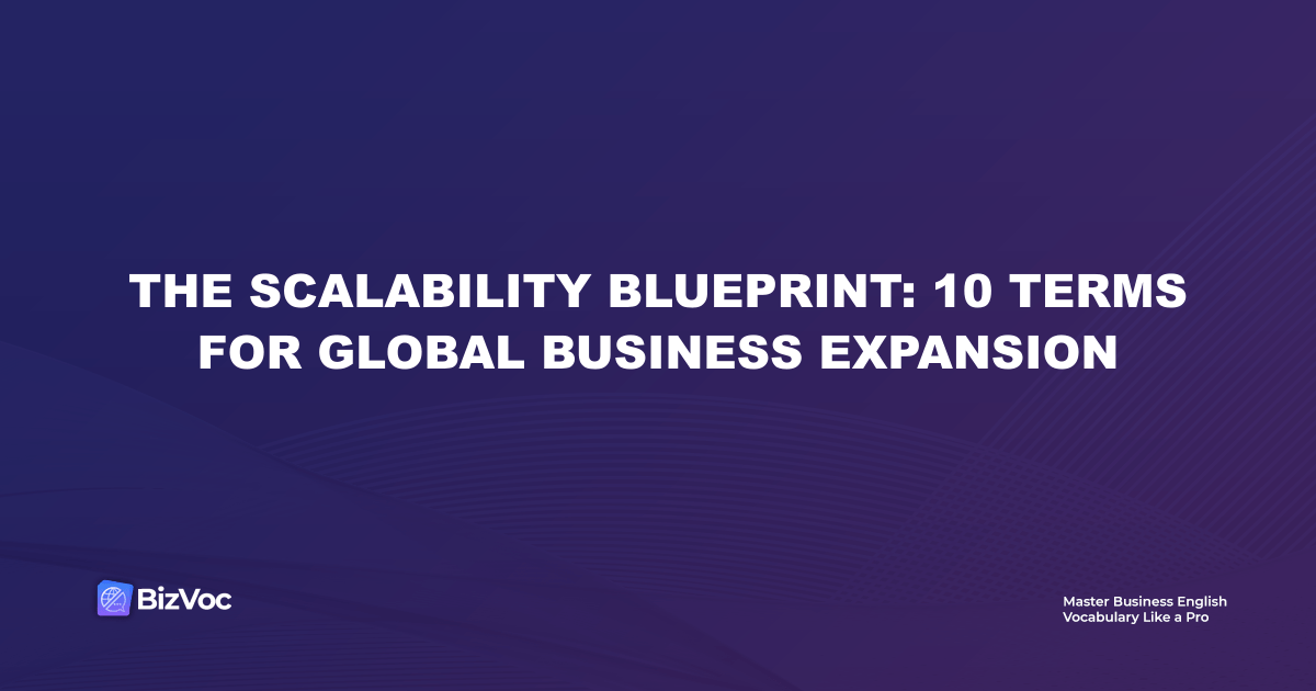business scalability lexicon